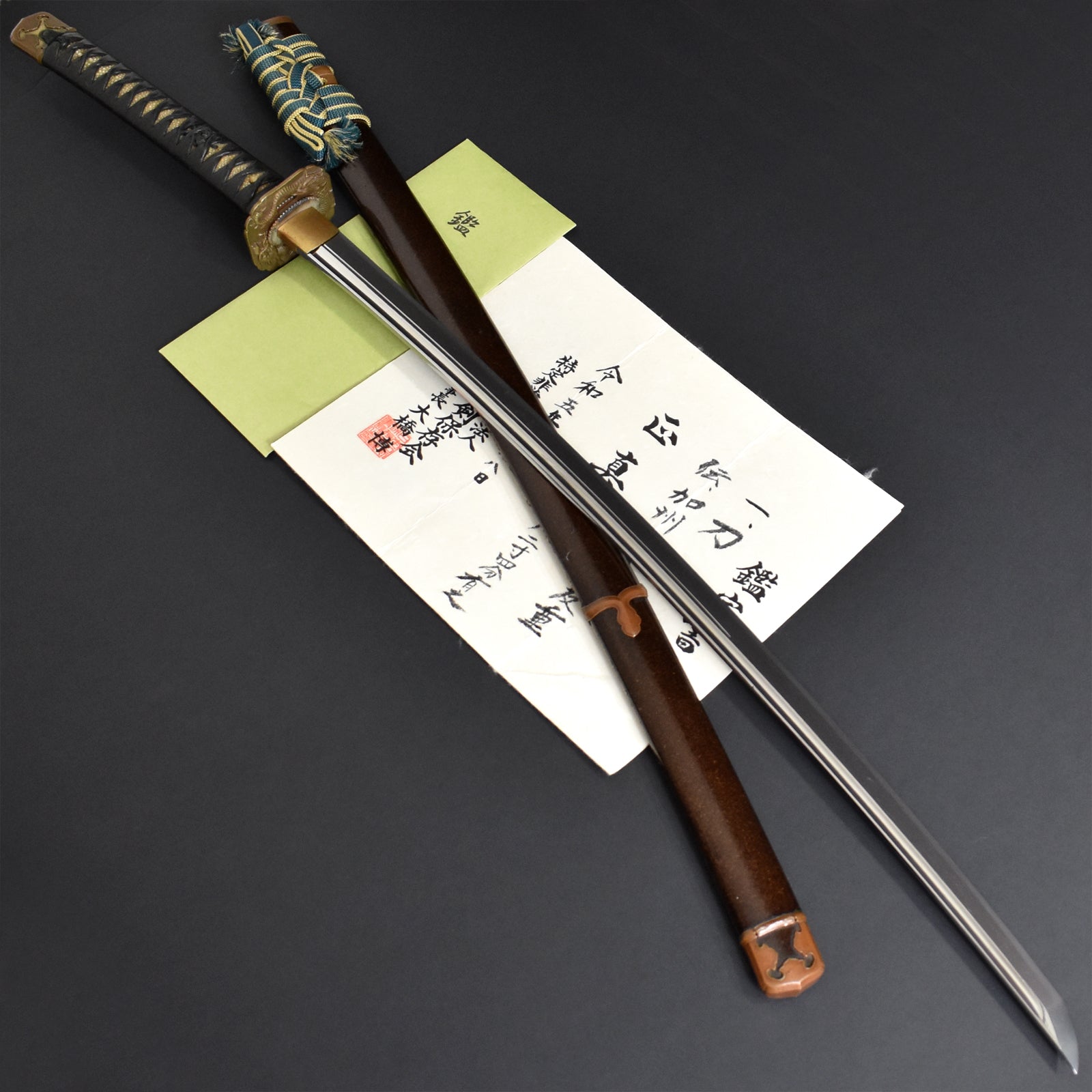 Authentic NIHONTO JAPANESE SAMURAI LONG SWORD KATANA TOMOSHIGE 友 