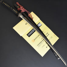 Load image into Gallery viewer, Authentic NIHONTO JAPANESE SAMURAI LONG SWORD KATANA FUYUHIRO 冬廣 w/NBTHK HOZON PAPER w/KOSHIRAE ANTIQUE