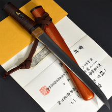 Load image into Gallery viewer, Authentic JAPANESE SAMURAI KATANA SWORD TANTO SUKESADA 祐定 w/NBTHK KICHO PAPER ANTIQUE