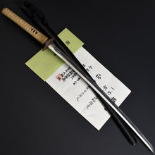 Load image into Gallery viewer, Authentic NIHONTO JAPANESE SAMURAI LONG SWORD KATANA FUJIWARA SUKESADA 祐定 w/NTHK CERTIFICATE w/KOSHIRAE ANTIQUE