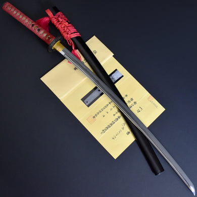 Authentic NIHONTO JAPANESE SAMURAI LONG SWORD KATANA FUYUHIRO 冬廣 w/NBTHK HOZON PAPER w/KOSHIRAE ANTIQUE