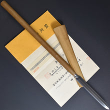 Load image into Gallery viewer, Authentic JAPANESE SAMURAI KATANA SWORD SPEAR YARI MUNEHARU 宗春 signed w/NBTHK KICHO PAPER ANTIQUE
