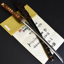 Load image into Gallery viewer, Authentic JAPANESE SAMURAI KATANA SWORD WAKIZASHI MORIHIDE 盛秀 w/NTHK CERTIFICATE ANTIQUE