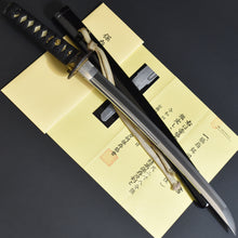 Load image into Gallery viewer, Authentic JAPANESE SAMURAI KATANA SWORD WAKIZASHI KUNISUKE 國助 signed w/NBTHK HOZON PAPER ANTIQUE