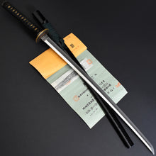 Load image into Gallery viewer, Authentic NIHONTO JAPANESE SAMURAI LONG SWORD KATANA KATSUKUNI 勝國 signed w/NBTHK TOKUBETSU KICHO PAPER w/KOSHIRAE ANTIQUE