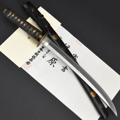 Authentic JAPANESE SAMURAI KATANA SWORD WAKIZASHI MIHARA 三原 w/NTHK CERTIFICATE ANTIQUE