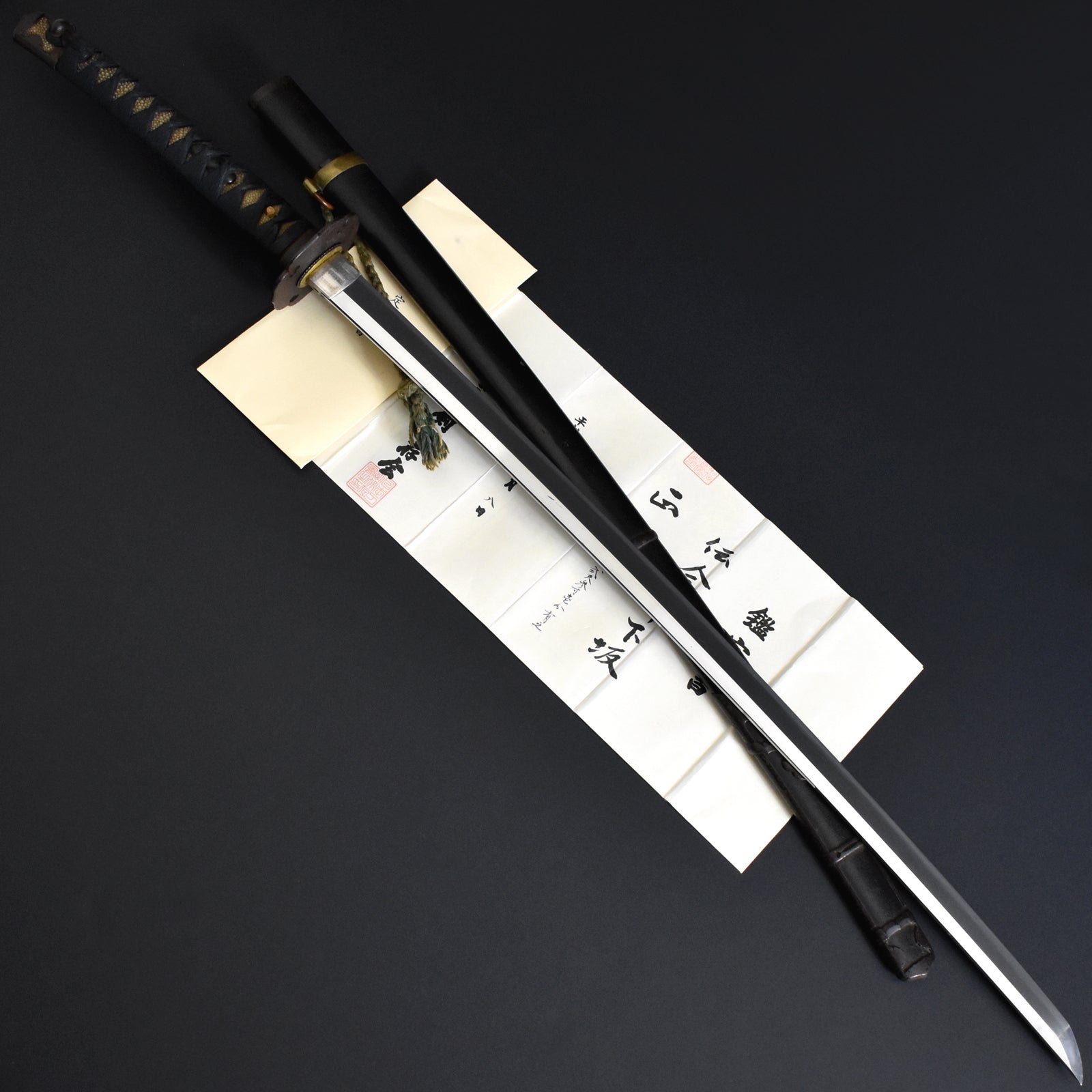 Authentic NIHONTO JAPANESE SAMURAI LONG SWORD KATANA AIZU
