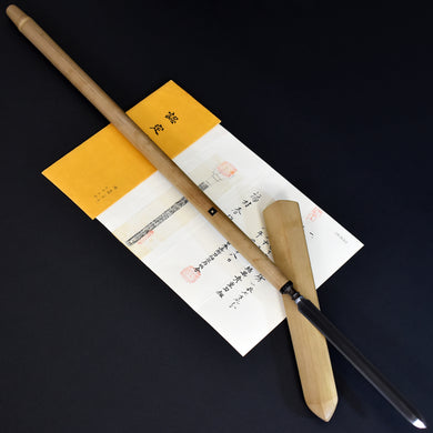 Authentic JAPANESE SAMURAI KATANA SWORD SPEAR YARI KANABO 金房 w/NBTHK KICHO PAPER w/SHIRASAYA ANTIQUE