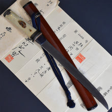 Load image into Gallery viewer, Authentic JAPANESE SAMURAI KATANA SWORD TANTO DAIDO 大道 w/CERTIFICATE ANTIQUE