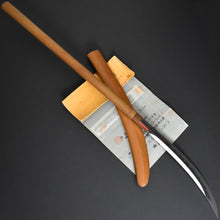 Load image into Gallery viewer, Authentic JAPANESE SAMURAI KATANA SWORD NAGINATA HIDETSUGU 栄次 signed w/NBTHK TOKUBETSU KICHO PAPER ANTIQUE