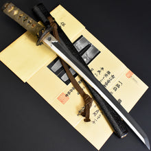 Load image into Gallery viewer, Authentic JAPANESE SAMURAI KATANA SWORD WAKIZASHI SADANORI 貞則 signed w/NBTHK HOZON PAPER ANTIQUE