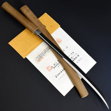Authentic JAPANESE SAMURAI KATANA SWORD NAGINATA NAMINOHIRA 波平 w/NBTHK KICHO PAPER w/SHIRASAYA ANTIQUE