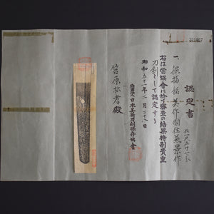 Authentic JAPANESE SAMURAI KATANA SWORD WAKIZASHI KANEKAGE 兼景 signed w/NBTHK TOKUBETSU KICHO PAPER w/KOSHIRAE ANTIQUE