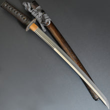 Load image into Gallery viewer, Authentic JAPANESE SAMURAI KATANA SWORD WAKIZASHI TANEMITSU 胤光 w/NBTHK KICHO PAPER w/KOSHIRAE ANTIQUE