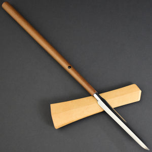 Authentic JAPANESE SAMURAI KATANA SWORD SPEAR YARI KANETSUGU 包次 signed w/NBTHK HOZON PAPER ANTIQUE