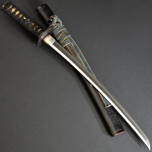 Authentic JAPANESE SAMURAI KATANA SWORD WAKIZASHI JYUMYOU 寿命 signed w/NBTHK HOZON PAPER ANTIQUE