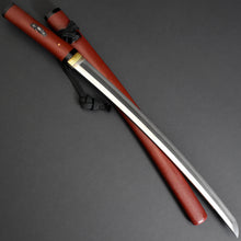 Load image into Gallery viewer, Authentic JAPANESE SAMURAI KATANA SWORD WAKIZASHI YOSHIKUNI 吉國 w/NBTHK KICHO PAPER w/KOSHIRAE ANTIQUE