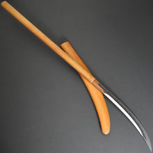 Load image into Gallery viewer, Authentic JAPANESE SAMURAI KATANA SWORD NAGINATA HIDETSUGU 栄次 signed w/NBTHK TOKUBETSU KICHO PAPER ANTIQUE