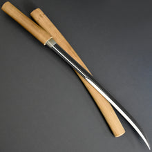 Load image into Gallery viewer, Authentic JAPANESE SAMURAI KATANA SWORD NAGINATA NAMINOHIRA 波平 w/NBTHK KICHO PAPER w/SHIRASAYA ANTIQUE
