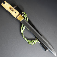 Load image into Gallery viewer, Authentic JAPANESE SAMURAI KATANA SWORD TANTO YOSHIKANE 吉包 w/NBTHK KICHO PAPER ANTIQUE