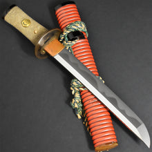 Load image into Gallery viewer, Authentic JAPANESE SAMURAI KATANA SWORD TANTO OWARIZEKI 尾張関 w/NBTHK HOZON PAPER ANTIQUE