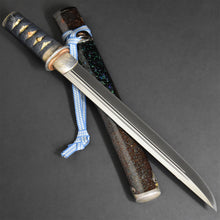 Load image into Gallery viewer, Authentic JAPANESE SAMURAI KATANA SWORD TANTO MASANAGA 正長 signed w/NBTHK HOZON PAPER ANTIQUE