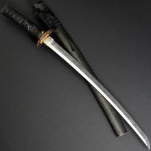 Load image into Gallery viewer, Authentic JAPANESE SAMURAI KATANA SWORD WAKIZASHI FUSAMUNE 総宗 w/NBTHK TOKUBETSU KICHO PAPER w/KOSHIRAE ANTIQUE HITATSURA YAKI 皆焼