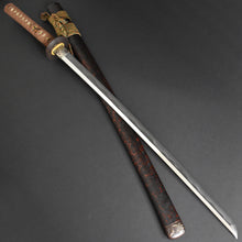 Load image into Gallery viewer, Authentic NIHONTO JAPANESE SAMURAI LONG SWORD KATANA OWARIZEKI 尾張関 w/NBTHK HOZON PAPER w/KOSHIRAE ANTIQUE