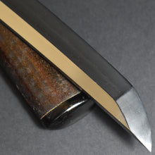 Load image into Gallery viewer, Authentic JAPANESE SAMURAI KATANA SWORD WAKIZASHI TANEMITSU 胤光 w/NBTHK KICHO PAPER w/KOSHIRAE ANTIQUE