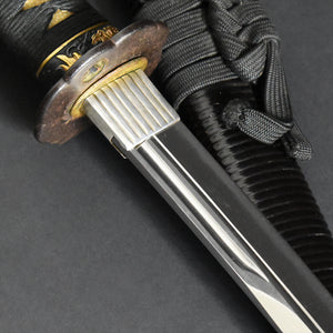 Authentic JAPANESE SAMURAI KATANA SWORD WAKIZASHI UTSU(UDA) 宇津(宇多) w/NBTHK KICHO PAPER w/KOSHIRAE and SHIRASAYA ANTIQUE