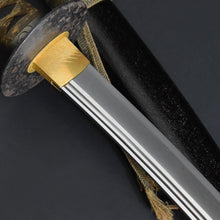 Load image into Gallery viewer, Authentic NIHONTO JAPANESE SAMURAI LONG SWORD KATANA AIZU KAIMIHARA 貝三原 w/NTHK CERTIFICATE w/KOSHIRAE ANTIQUE