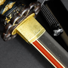 Load image into Gallery viewer, Authentic JAPANESE SAMURAI KATANA SWORD WAKIZASHI KOZORI 小反り w/NTHK CERTIFICATE ANTIQUE