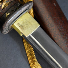 Load image into Gallery viewer, Authentic JAPANESE SAMURAI KATANA SWORD TANTO NAOMASA 直正 w/NBTHK KICHO PAPER ANTIQUE
