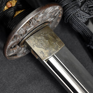 Authentic NIHONTO JAPANESE SAMURAI LONG SWORD KATANA FUYUHIRO 冬廣 signed w/NBTHK TOKUBETSU KICHO PAPER w/KOSHIRAE ANTIQUE