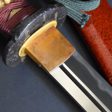 Load image into Gallery viewer, Authentic NIHONTO JAPANESE SAMURAI SWORD WAKIZASHI KANETOYO 兼豊 signed w/NTHK CERTIFICATE w/KOSHIRAE and SHIRASAYA ANTIQUE