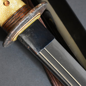 Authentic JAPANESE SAMURAI KATANA SWORD WAKIZASHI KANESADA 兼定 w/NTHK CERTIFICATE ANTIQUE