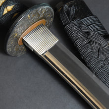 Load image into Gallery viewer, Authentic JAPANESE SAMURAI KATANA SWORD WAKIZASHI YOSHIHIRO 吉広 w/NBTHK HOZON PAPER w/KOSHIRAE ANTIQUE