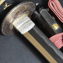 Load image into Gallery viewer, Authentic NIHONTO JAPANESE SAMURAI LONG SWORD KATANA FUYUHIRO 冬廣 w/NBTHK HOZON PAPER w/KOSHIRAE ANTIQUE