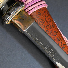 Load image into Gallery viewer, Authentic JAPANESE SAMURAI KATANA SWORD TANTO MUNECHIKA 宗近 w/NTHK CERTIFICATE ANTIQUE