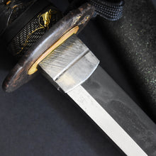 Load image into Gallery viewer, Authentic JAPANESE SAMURAI KATANA SWORD WAKIZASHI FUSAMUNE 総宗 w/NBTHK TOKUBETSU KICHO PAPER w/KOSHIRAE ANTIQUE HITATSURA YAKI 皆焼