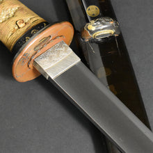 Load image into Gallery viewer, Authentic JAPANESE SAMURAI KATANA SWORD TANTO SUKEYOSHI 祐芳 w/NBTHK KICHO PAPERx2 ANTIQUE