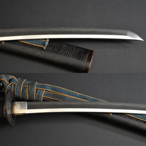 Authentic JAPANESE SAMURAI KATANA SWORD WAKIZASHI JYUMYOU 寿命 signed w/NBTHK HOZON PAPER ANTIQUE