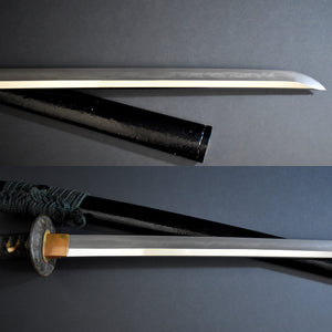 Authentic NIHONTO JAPANESE SAMURAI LONG SWORD KATANA YASUHIRO 康廣 w/NTHK CERTIFICATE w/KOSHIRAE ANTIQUE