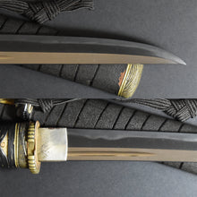 Load image into Gallery viewer, Authentic JAPANESE SAMURAI KATANA SWORD TANTO JYUMYO 寿命 w/NBTHK KICHO PAPER ANTIQU