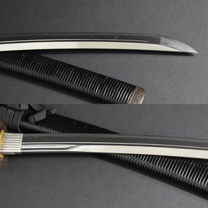 Authentic JAPANESE SAMURAI KATANA SWORD WAKIZASHI UTSU(UDA) 宇津(宇多) w/NBTHK KICHO PAPER w/KOSHIRAE and SHIRASAYA ANTIQUE