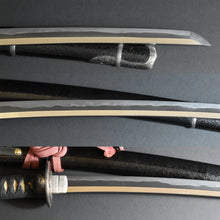Load image into Gallery viewer, Authentic NIHONTO JAPANESE SAMURAI LONG SWORD KATANA FUYUHIRO 冬廣 w/NBTHK HOZON PAPER w/KOSHIRAE ANTIQUE