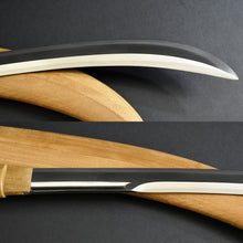 Load image into Gallery viewer, Authentic JAPANESE SAMURAI KATANA SWORD NAGINATA KUNITSUGU 國次 signed w/NTHK CERTIFICATE ANTIQUE DOUBLE EDGED BLADE
