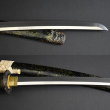 Load image into Gallery viewer, Authentic JAPANESE SAMURAI KATANA SWORD WAKIZASHI TADAHIRO 忠廣 signed w/NBTHK TOKUBETSU KICHO PAPER w/KOSHIRAE ANTIQUE