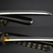 Load image into Gallery viewer, Authentic JAPANESE SAMURAI KATANA SWORD WAKIZASHI SHINTOU MINO 新刀美濃 w/NTHK CERTIFICATE w/KOSHIRAE and SHIRASAYA ANTIQUE