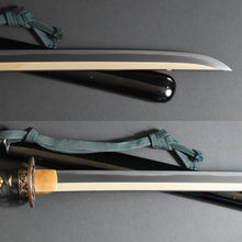 Load image into Gallery viewer, Authentic JAPANESE SAMURAI KATANA SWORD WAKIZASHI YUKIYASU 行安 signed w/NBTHK TOKUBETSU KICHO PAPER w/KOSHIRAE ANTIQUE